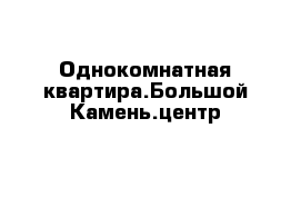 Однокомнатная квартира.Большой Камень.центр